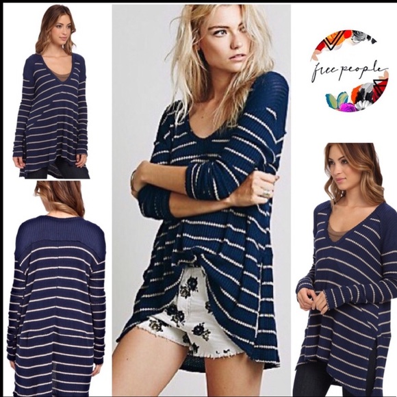 Free People Tops - ✨{Free People} Hi Low Thermal Tunic Top✨